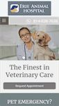 Mobile Screenshot of erieanimalhosp.com